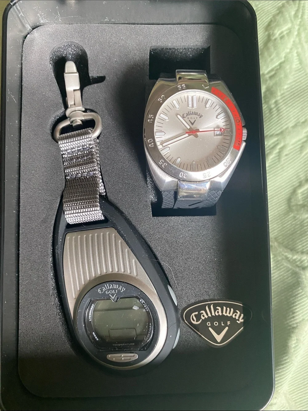 Callaway golf watch set brand new boxed set